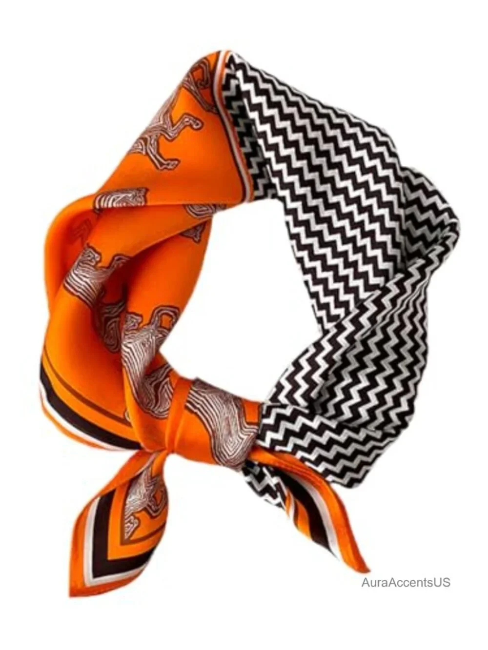 100% Mulberry Silk Square Scarf for Women Hair Neck Wrap